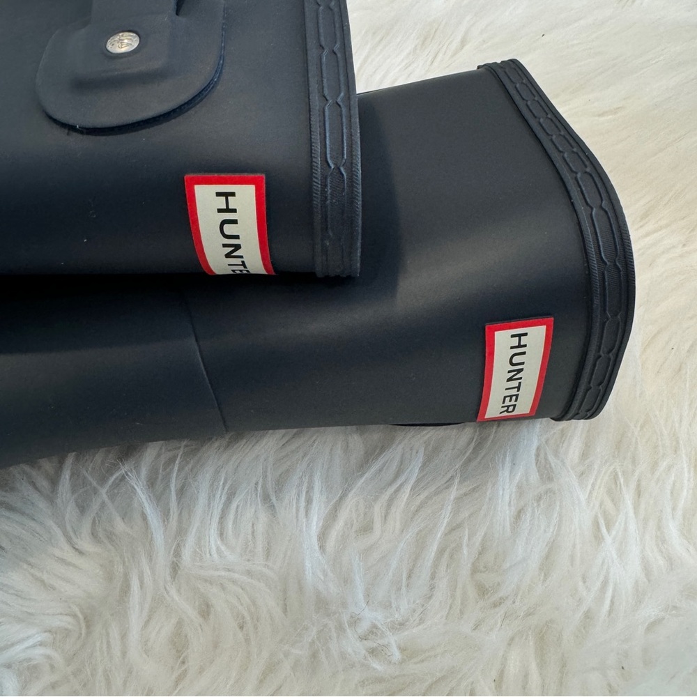 NEW❗️Hunter Men's Original Short Rain Boots in Navy - Picture 13 of 13